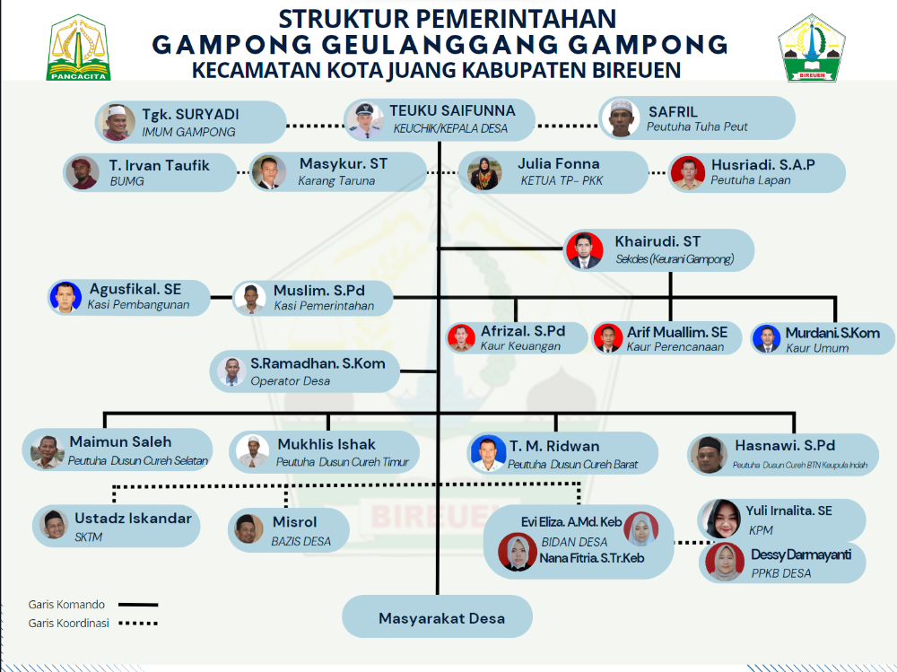 Bagan Struktur Organisasi Desa
